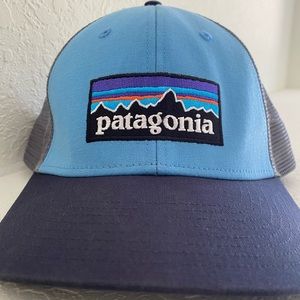 Patagonia Blue Classic Rare Trucker Cap Snapback